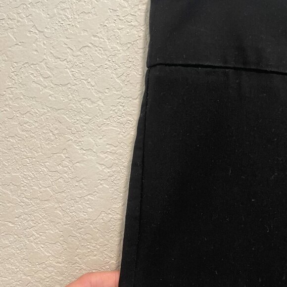 Hilary Radley Size 6 Black Pull On Straight Leg Trouser - Picture 4 of 4